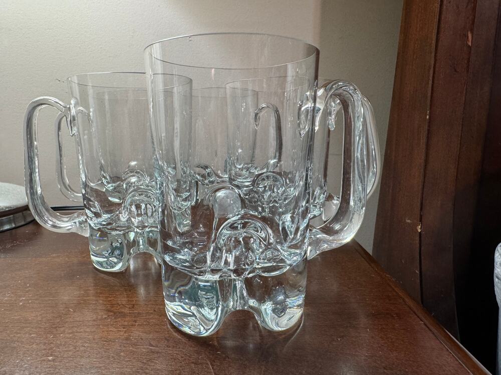 Heikki Orvola Arabia Finland SAMPO Set of 5 Beer Whiskey Mugs